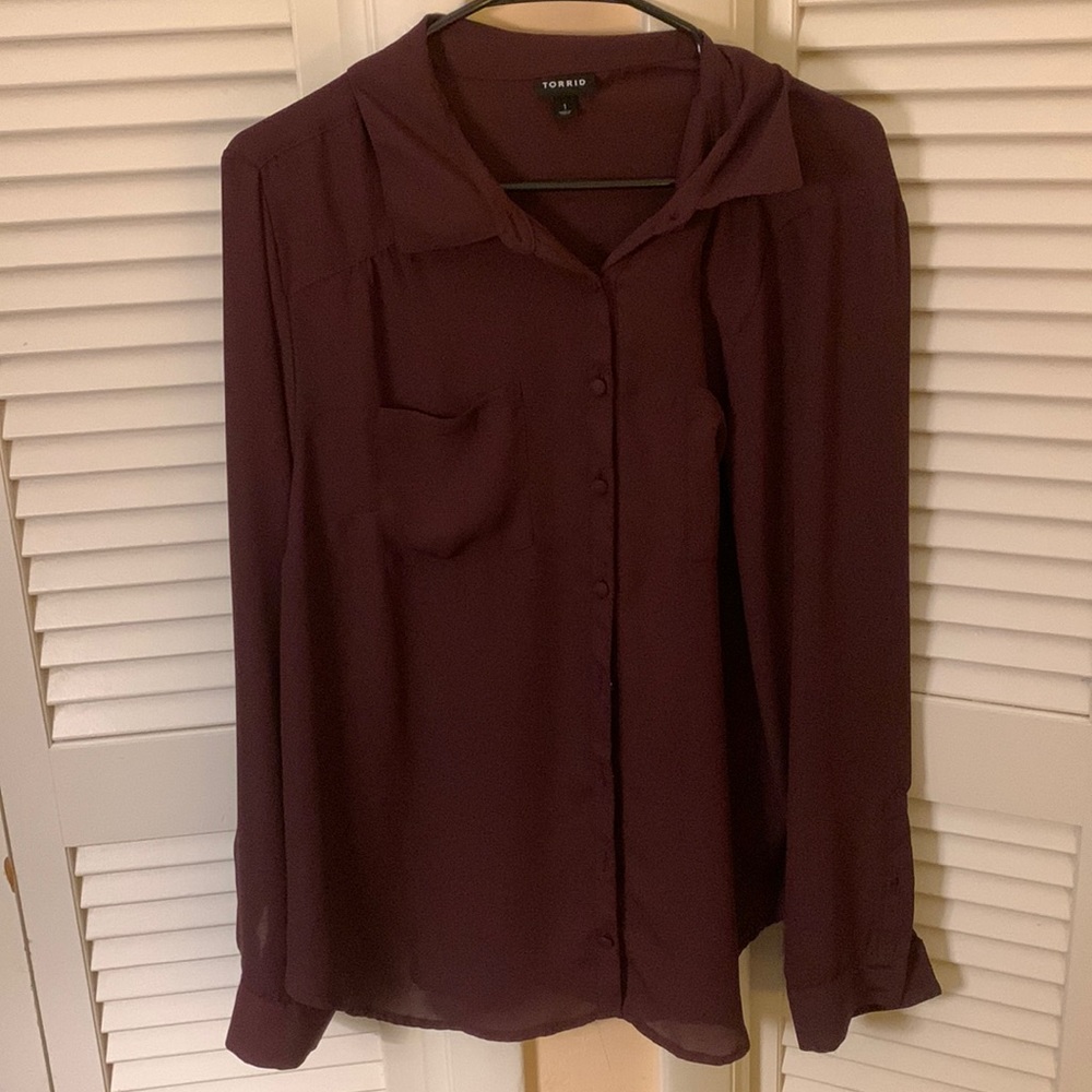 Torrid Purple Top